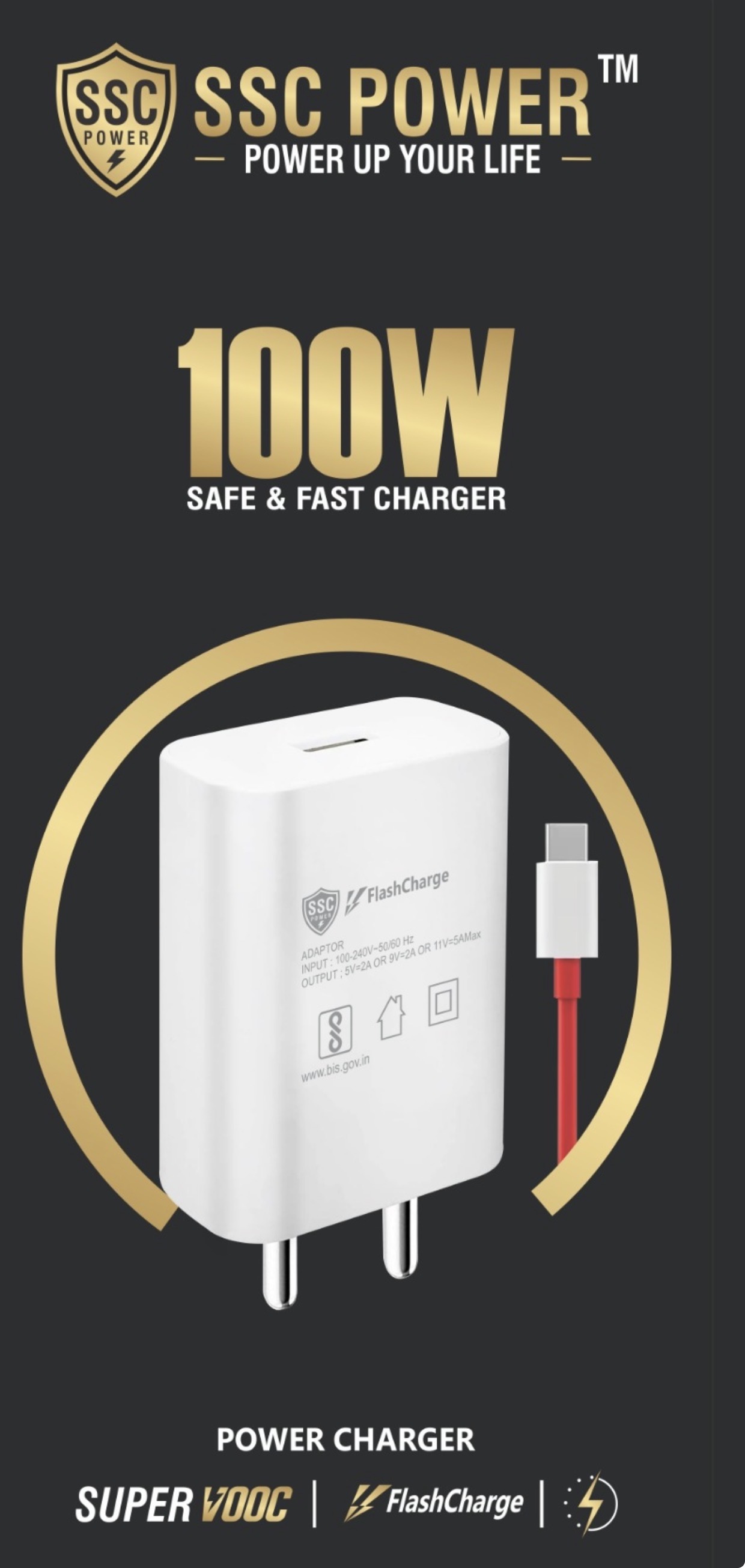 100W Safe & Fast Charger