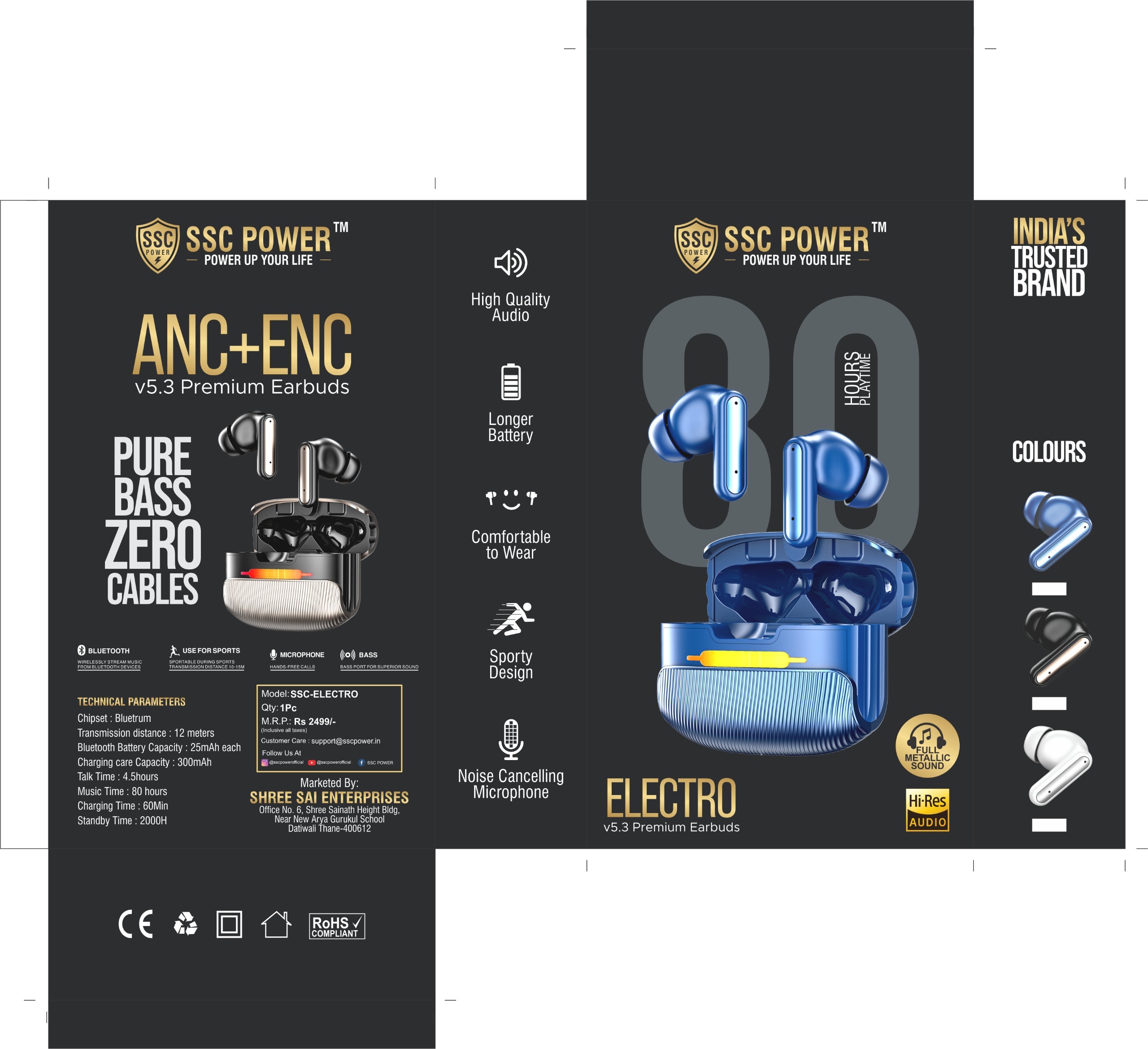 ELECTRO v5.3 Premium Earbuds