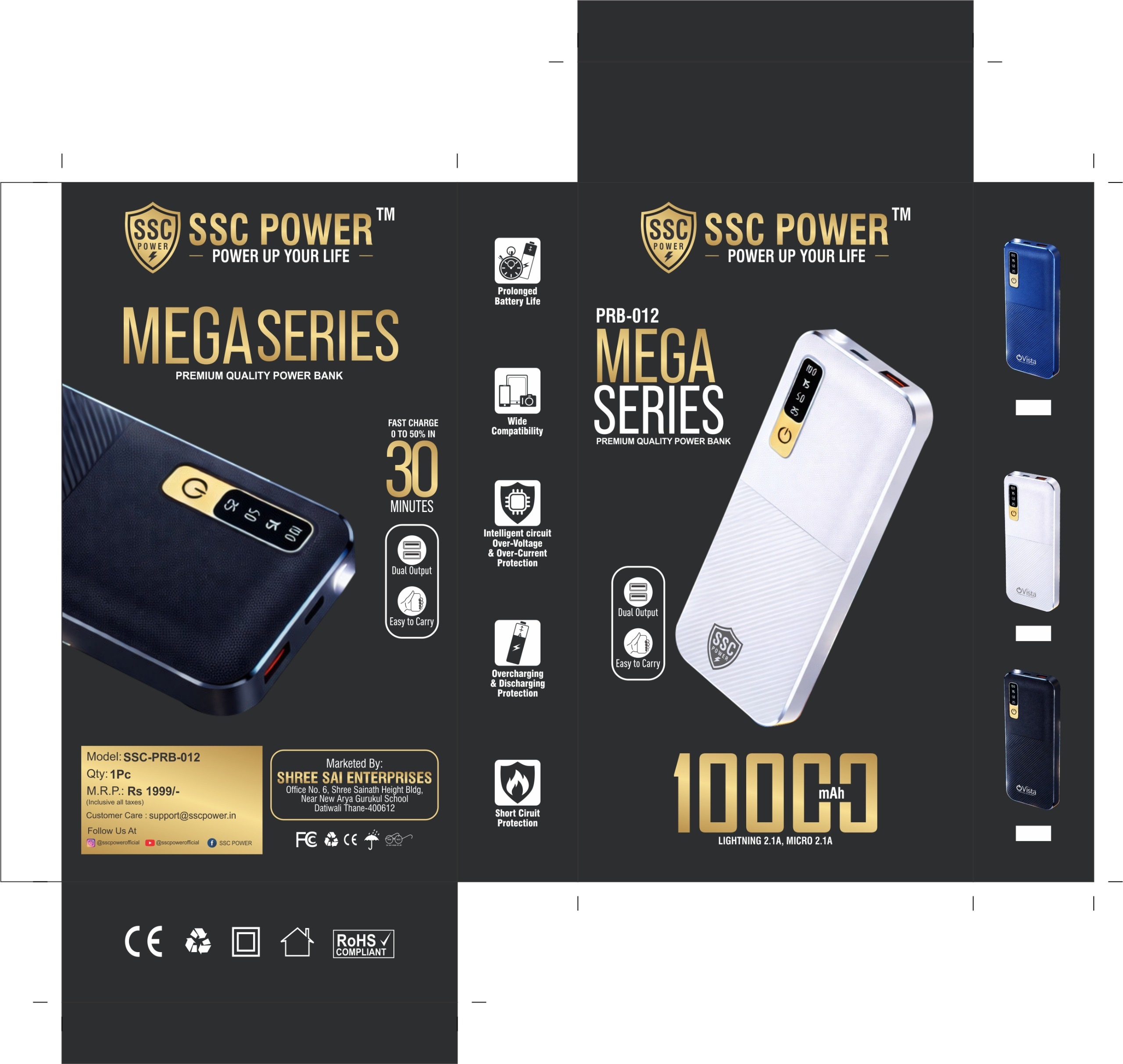 MEGA SERIES Premium Quality Power Bank